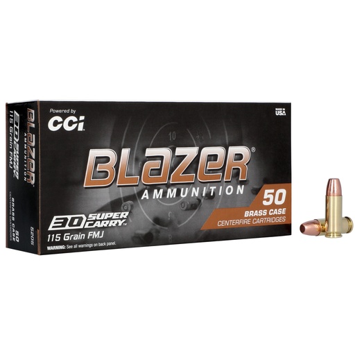 [CCI5205] BLAZER BRASS 30SC 115GR FMJ 50/1000