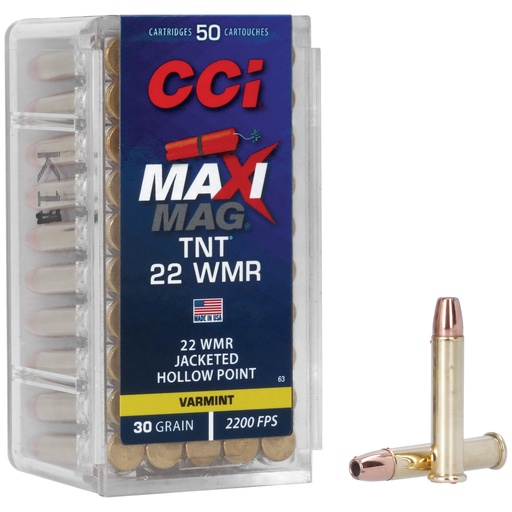 [CCI63] CCI 22WMR TNT MAXI-MAG 50/2000