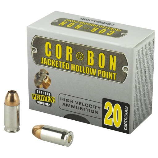 [COR38090] CORBON 380 ACP 90GR JHP 20/500