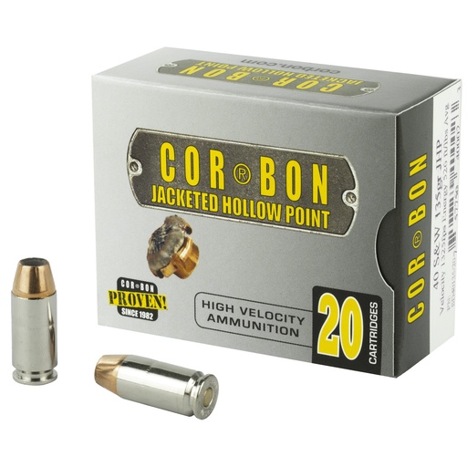 [COR40135] CORBON 40S&W 135GR JHP 20/500