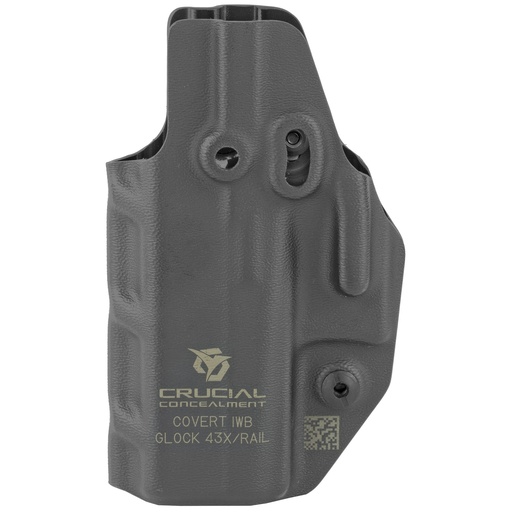 [CRU1019] CRUCIAL IWB FOR GLOCK 43/43X AMBI BK