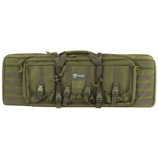 [DRA12-301GR] DRAGO GEAR 36" DOUBLE GUN CASE GRN