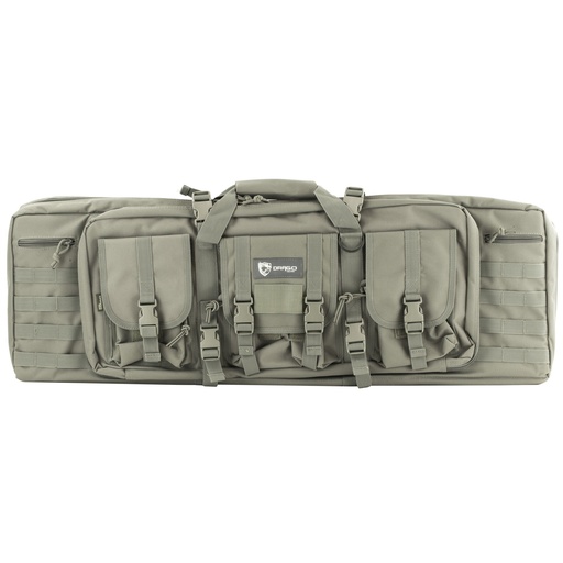 [DRA12-301GY] DRAGO GEAR 36" DOUBLE GUN CASE GRY