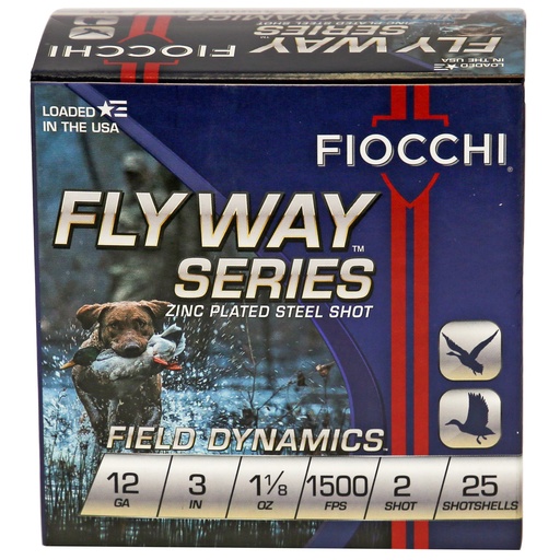 [F123ST2] FIOCCHI 12GA #2 FLYWAY STEEL 25/250