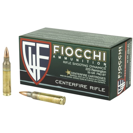 [F223A] FIOCCHI 223REM 55GR FMJBT 50/1000