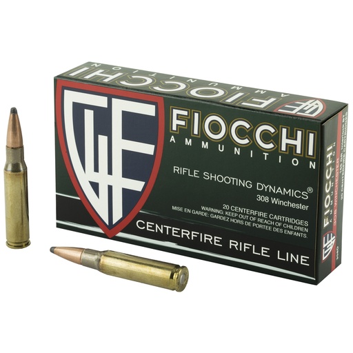 [F308D] FIOCCHI 308WIN 165GR INT BTSP 20/200