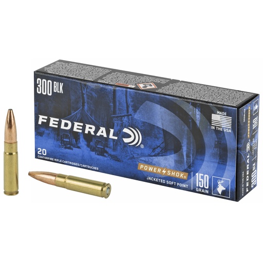 [FE300BLKB] FED 300BLK 150GR POWER-SHK SP 20/200