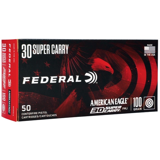 [FEAE30SCA] FED AM EAGLE 30SC 100GR FMJ 50/1000