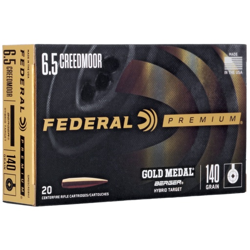 [FEGM65CRDBH2] FED GLD MDL 6.5CM 140GR HYB 20/200