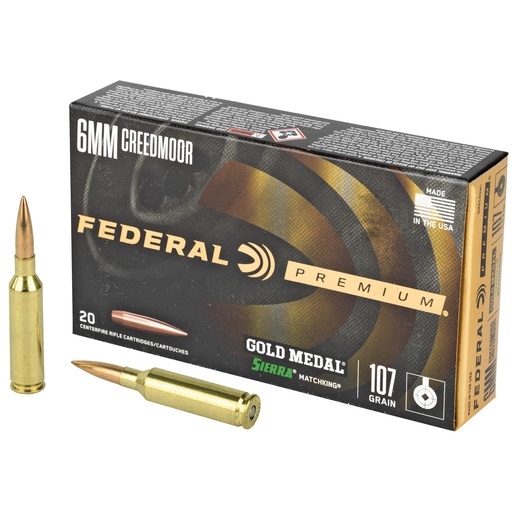 [FEGM6CRDM1] FED GOLD MDL 6MMCRD 107GR SMK 20/200