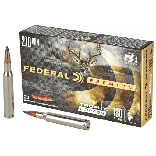 [FEP270TC1] FED PRM 270WIN 130GR TRPHY COPPER 20