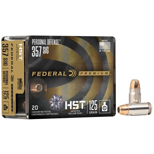 [FEP357SHST1S] FED PRM HST 357SIG 125GR JHP 20/200