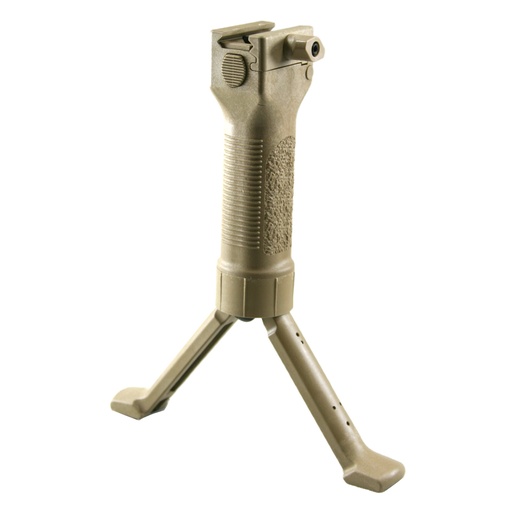 [GPSV2T] GRIP-POD MIL POLY/STL BIPOD V2 TAN