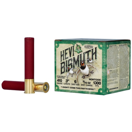 [HEVIHS19006] HEVI BISMUTH 410GA 3" #6 25/250