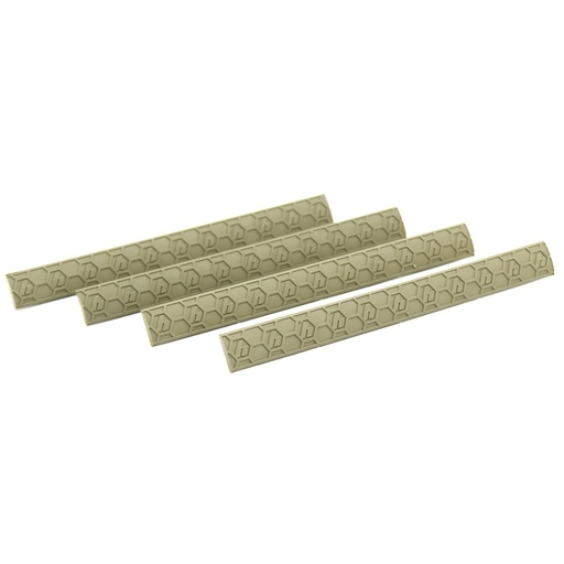 [HEXHX-MLC-4PK-FDE] HEXMAG MLOK WDGELOK SLT CVR 4 PK FDE