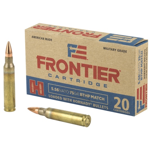 [HFR320] FRONTIER 556NATO 75GR BTHP MTCH 20/5