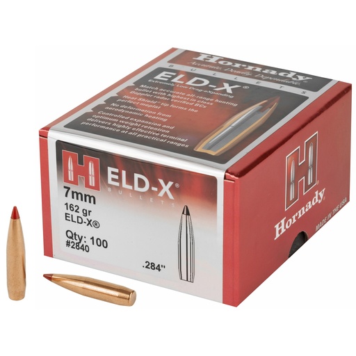 [HRB2840] HRNDY ELD-X 7MM .284 162GR 100CT