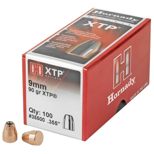 [HRB35500] HRNDY XTP 9MM .355 90GR 100CT