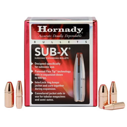 [HRB45031] HRNDY SUB-X 45CAL .452 395GR 50CT