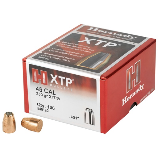 [HRB45160] HRNDY XTP 45CAL .451 230GR 100CT