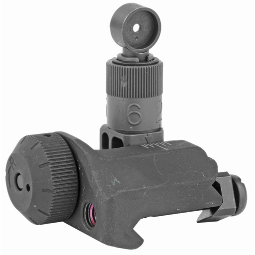 [KNAC98474] KAC REAR SIGHT 200-600M FLIP-UP BLK