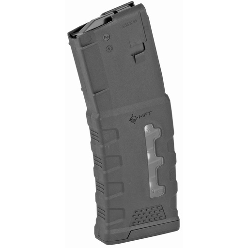 [MGMFTEXDPM556-W-BL] MAG MFT EXT DTY WINDOW 5.56 30RD BLK