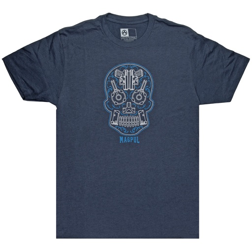 [MPIMAG1217-411-XL] MAGPUL SUGAR SKULL TSHRT NAVY XL