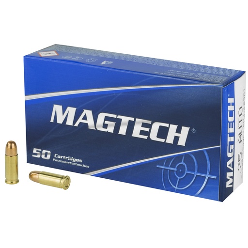 [MT25A] MAGTECH 25ACP 50GR FMJ 50/1000