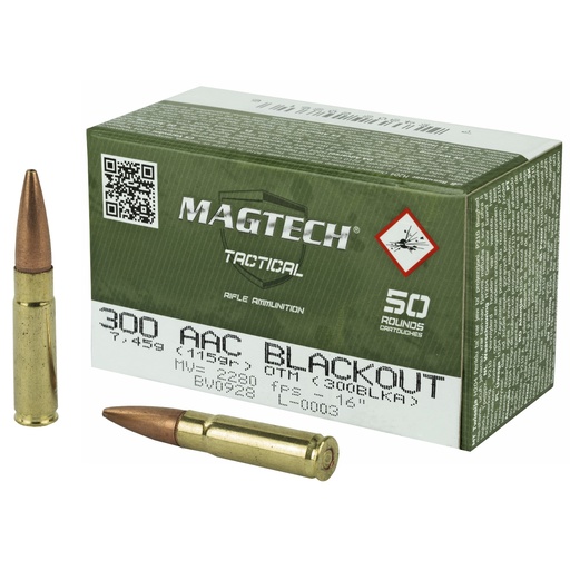 [MT300BLKA] MAGTECH 300BLK 115GR HP 50/1000