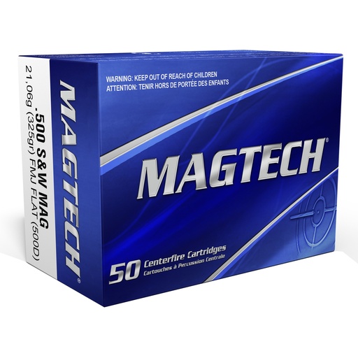 [MT500D] MAGTECH 500 S&W 325GR FMJ 20/500