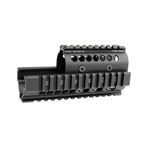 [MWMI-AK] MIDWEST AK47/74 QUAD RAIL BLK