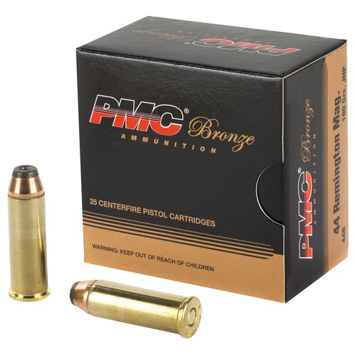 [PMC44B] PMC BRNZ 44MAG 180GR JHP 25/500