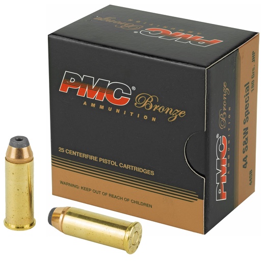 [PMC44SB] PMC BRNZ 44SW 180GR JHP 25/500