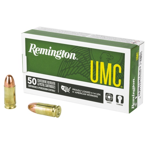 [REM23728] REM UMC 9MM 115GR FMJ 50/500