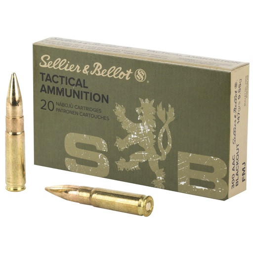 [SB300BLKB] S&B 300BLK 147GR FMJ 20/1000