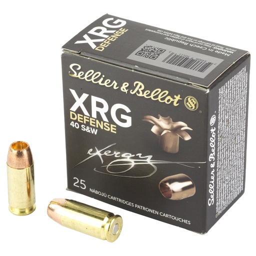 [SB40XA] S&B 40 S&W 130GR XRG 25/1000