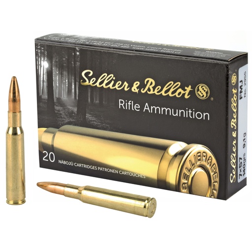 [SB757A] S&B 7X57 140GR FMJ 20/400