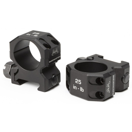 [SGSOA10033] SIG BUCKMSTRS RINGS 1" ALUM LOW BLK