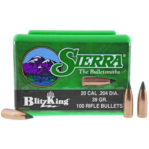 [SIER1039] SIERRA BLITZKING .204 39GR 100CT