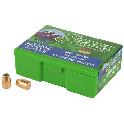 [SIER8110] SIERRA SPORTS MASTER 9MM 115GR JHP