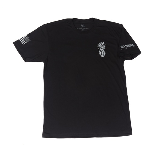 [SPKSGT1072-XL] SPIKE'S TSHIRT ALOHA SNACKBAR BLK XL