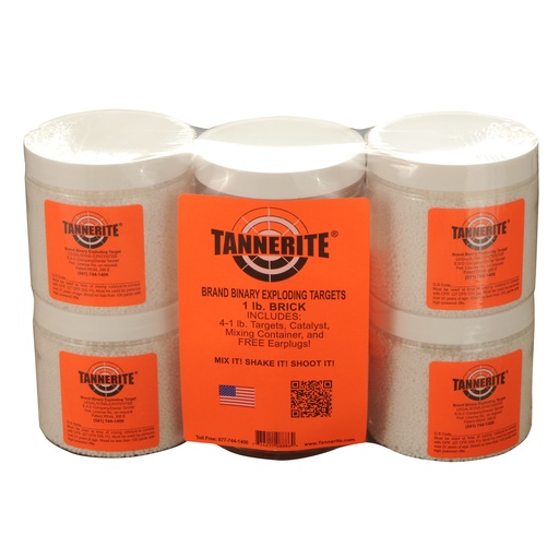 [TANBR] TANNERITE BRICK 1LB TRGT 4/PK