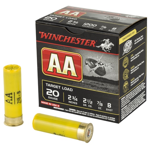 [WNAA208] WIN AA 20GA 2.75" #8 25/250