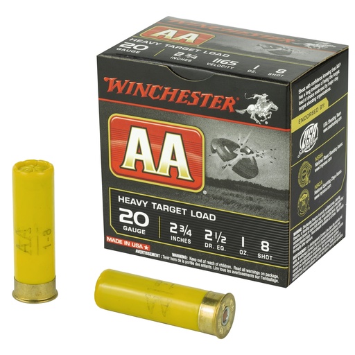 [WNAAH208BX] WIN AA HVY TRGT 20GA 2.75" #8 25/250