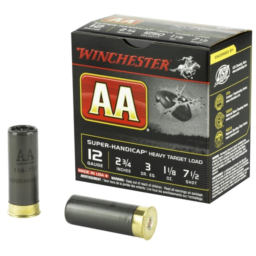 [WNAAHA127] WIN AA SUPER HC 12GA 2.75" #7.5 25/