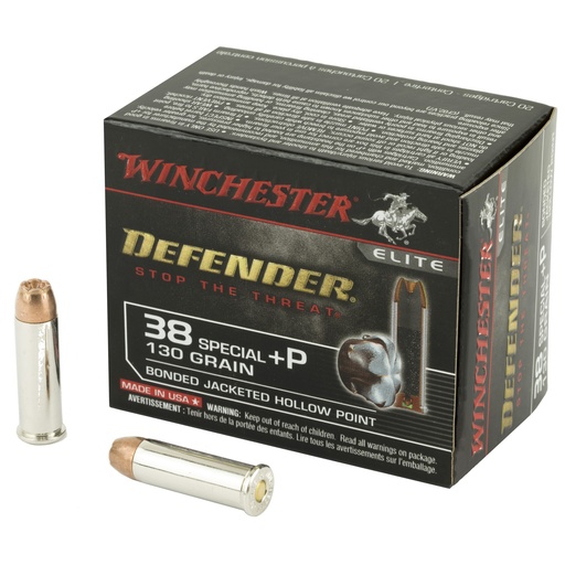 [WNS38PDB] WIN DEFENDER 38SPL+P 130G JHP 20/200