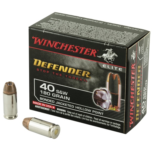 [WNS40SWPDB1] WIN DEFENDER 40SW 180GR JHP 20/200