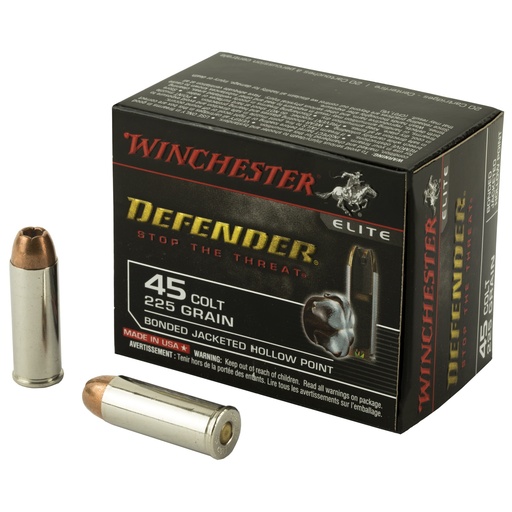 [WNS45CPDB] WIN DEFENDER 45LC 225GR JHP 20/200