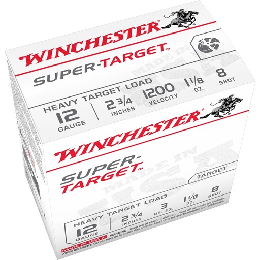 [WNTRGT12M8] WIN SUPER TARGET #8 1-1/8OZ 25/250