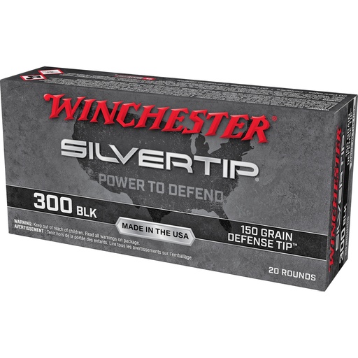 [WNW300ST] WIN SILVERTIP 300 BLK 150GR 20/200